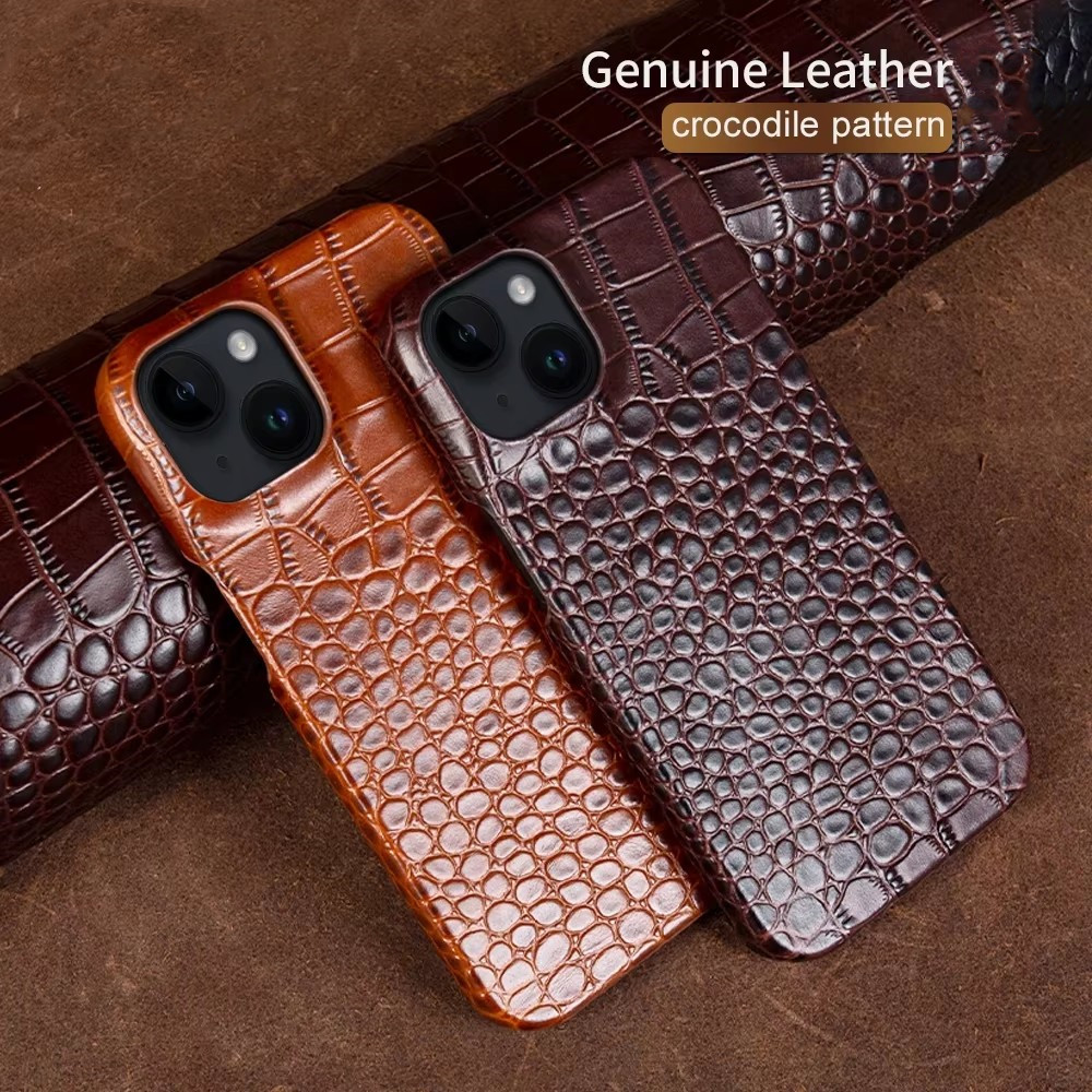 Phone Cases Classy - Genuine Leather Phone Cases For iPhone