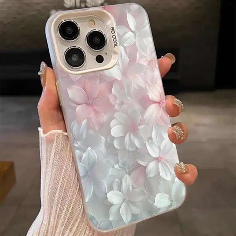 Phone Cases Mous - Pink Flower Case for iPhone 15Pro