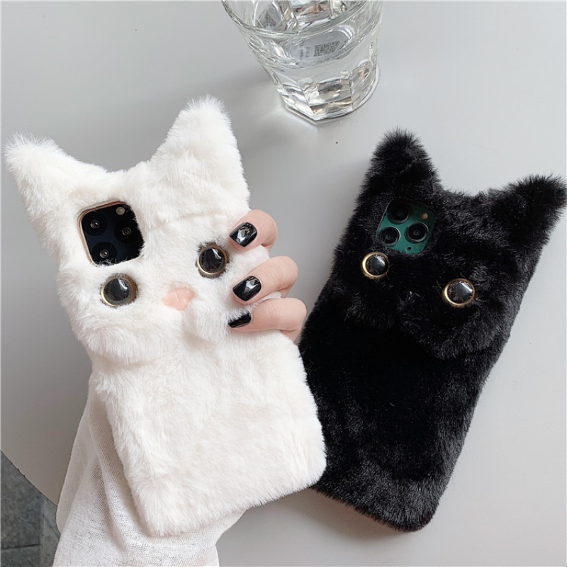 3D Cute Cartoon Cat Furry Plus - огляд і ціна Phone Cases Cute Iphone 14