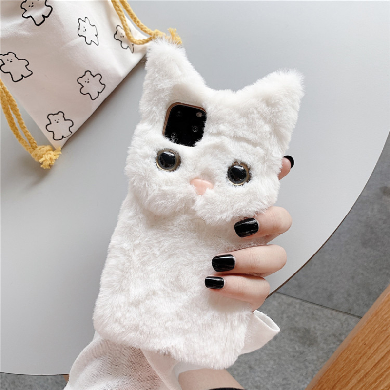 3D Cute Cartoon Cat Furry Plus - огляд і ціна Phone Cases Cute Iphone 14