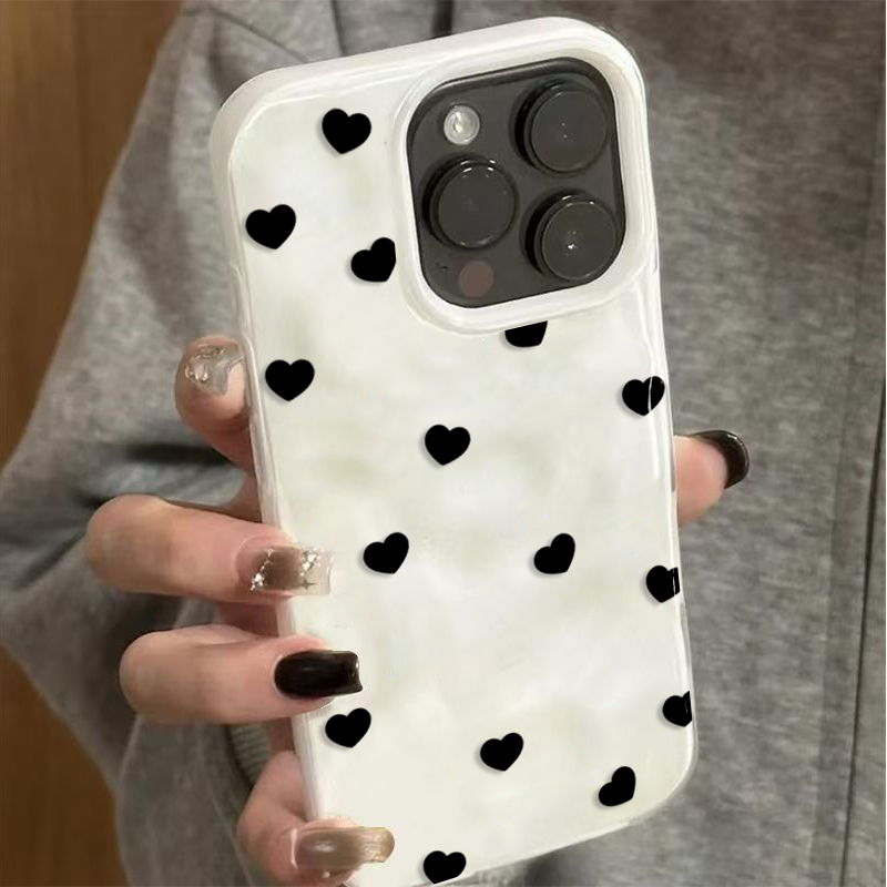 Aesthetic Cute Black Heart Sho - огляд і ціна Phone Cases Cute Iphone 14