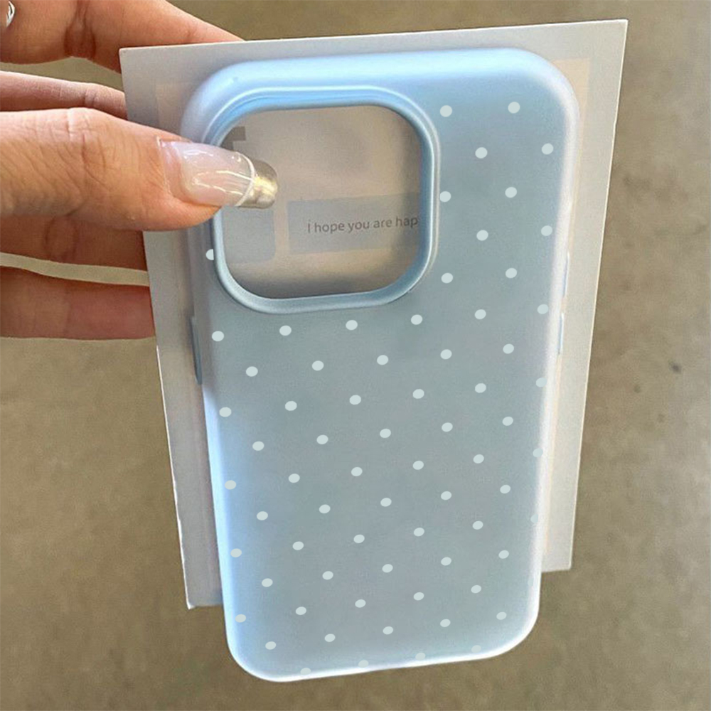 Adorable Light Blue Polka Dot  - огляд і ціна Phone Cases Polka Dot
