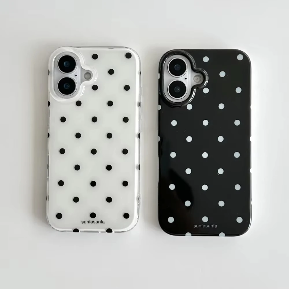 Minimalist Black and White Pol - огляд і ціна Phone Cases Polka Dot