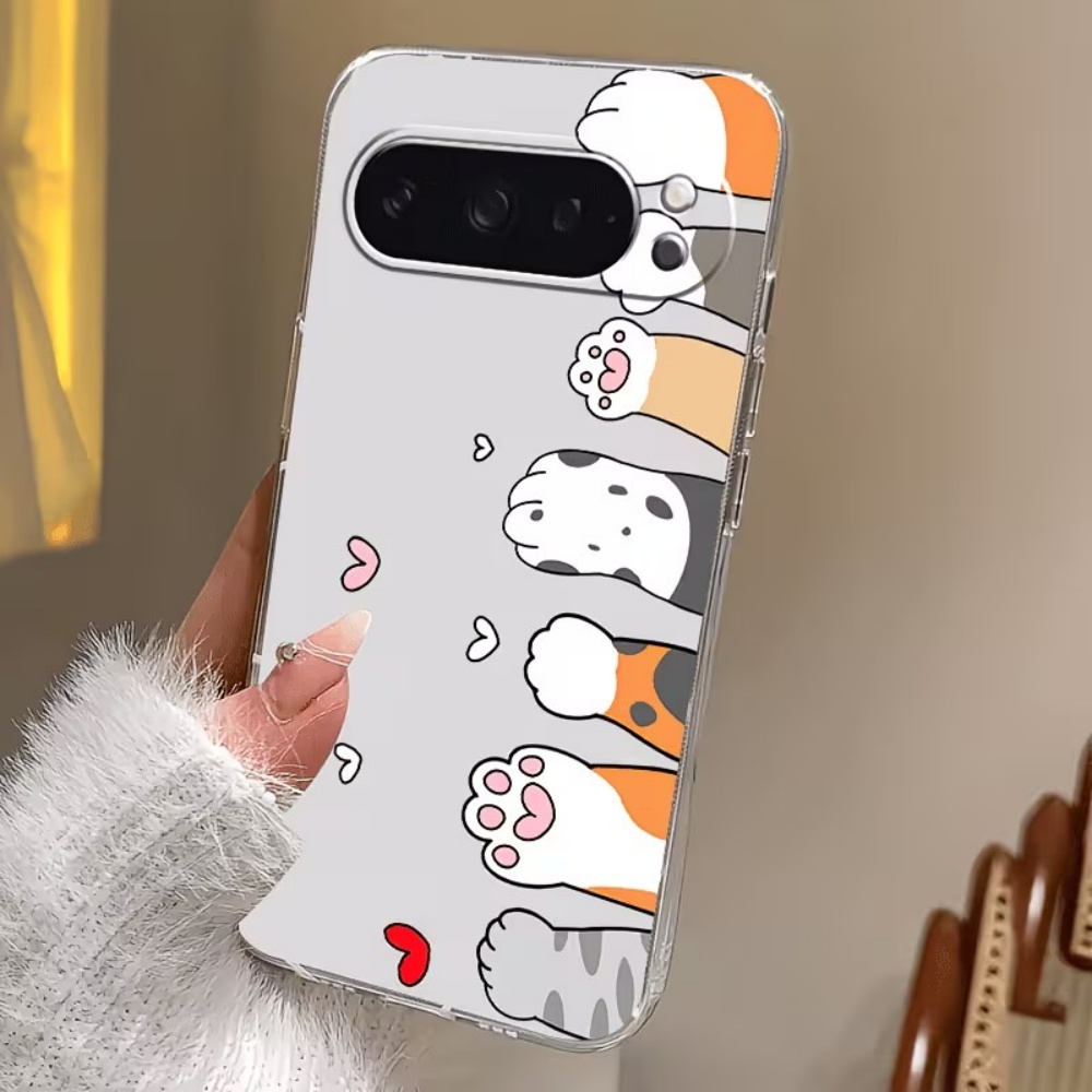 Cartoon Cat Paw Print Crystal  - огляд і ціна Phone Cases Google Pixel 7