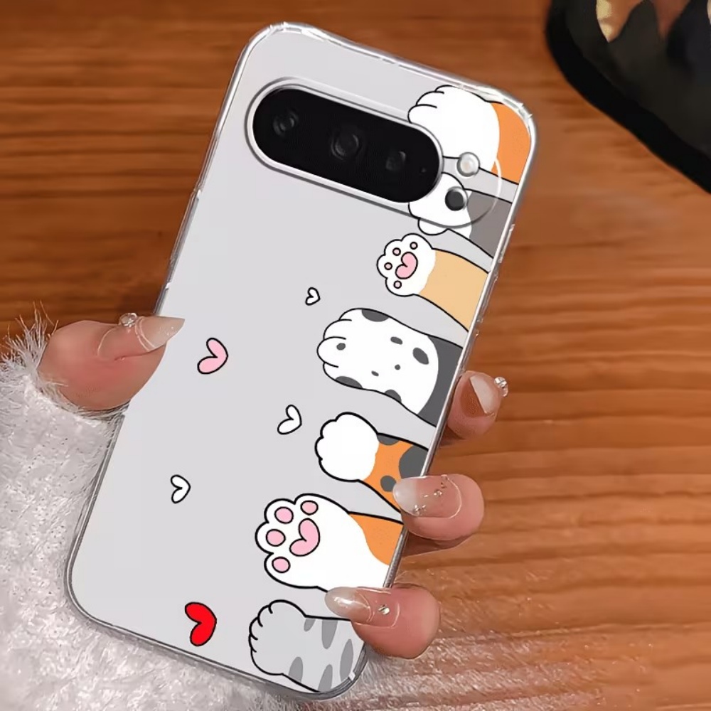 Cartoon Cat Paw Print Crystal  - огляд і ціна Phone Cases Google Pixel 7