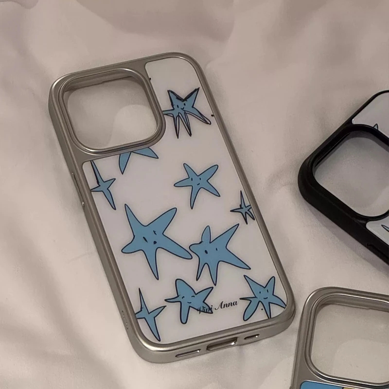 Ins Niche Creative Blue Star P - огляд і ціна Phone Cases Y2K