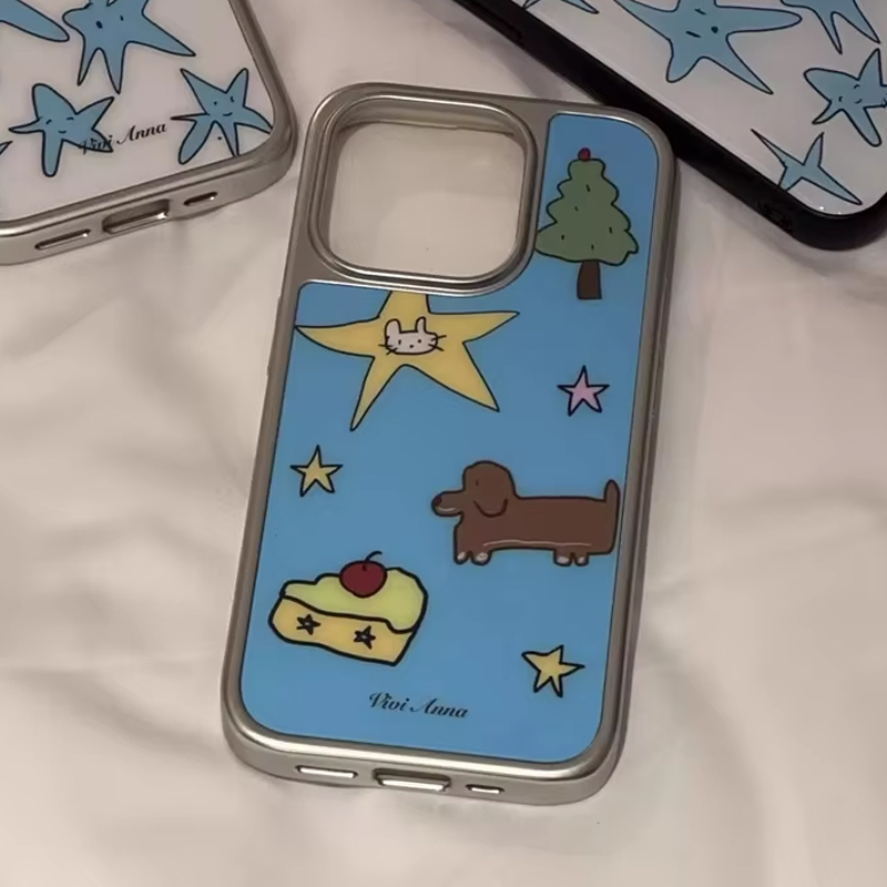 Ins Niche Creative Blue Star P - огляд і ціна Phone Cases Y2K