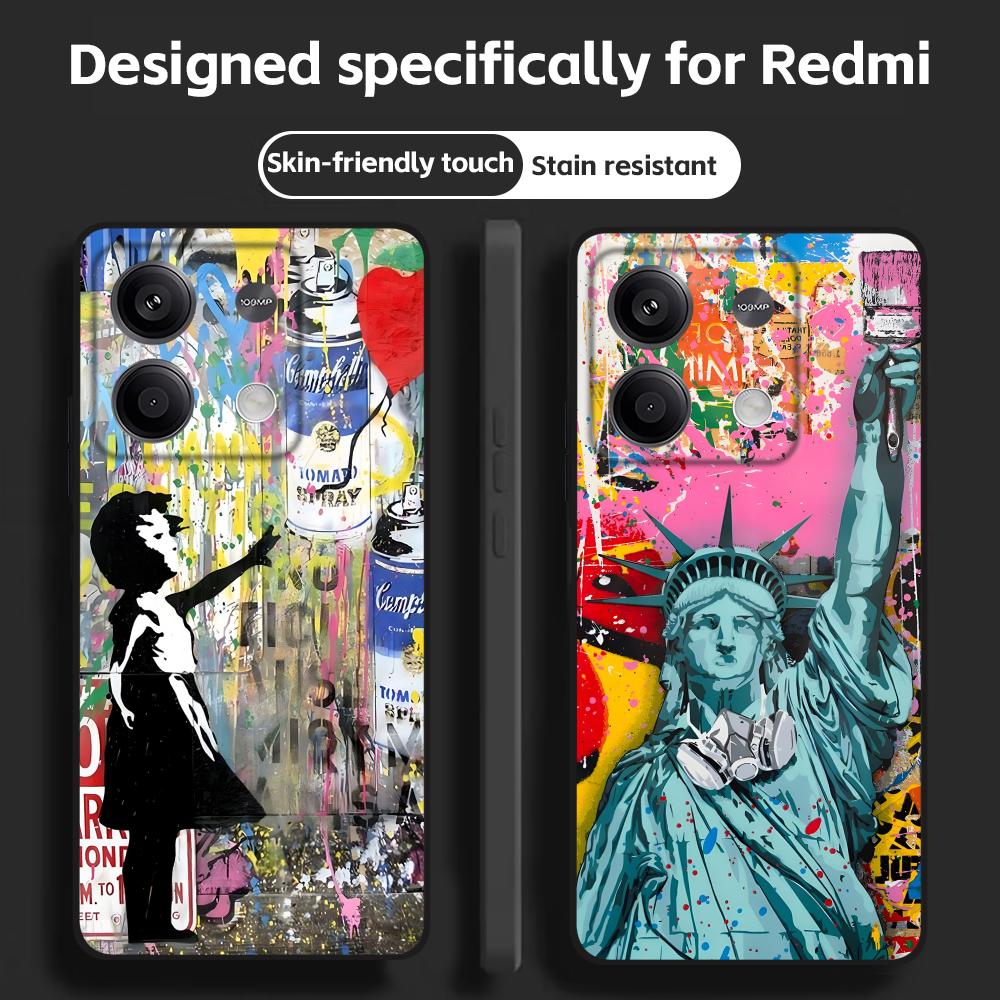 Banksy Graffiti Art  Phone Cas - огляд і ціна Phone Cases Xiaomi 14