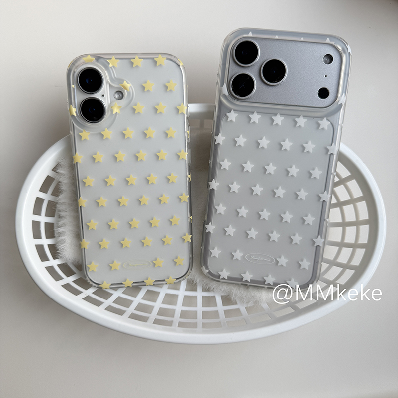 Korean Ins Yellow & White Star - огляд і ціна Phone Cases Yellow
