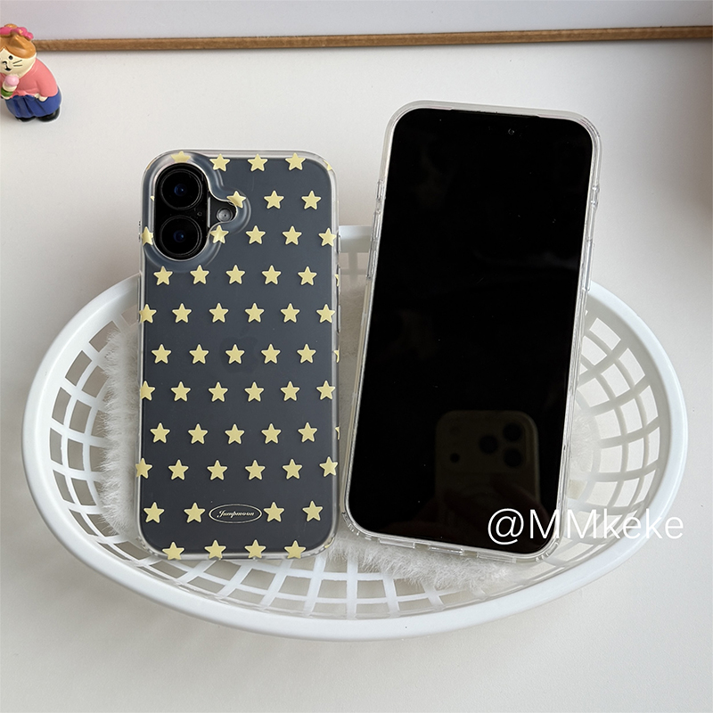 Korean Ins Yellow & White Star - огляд і ціна Phone Cases Yellow