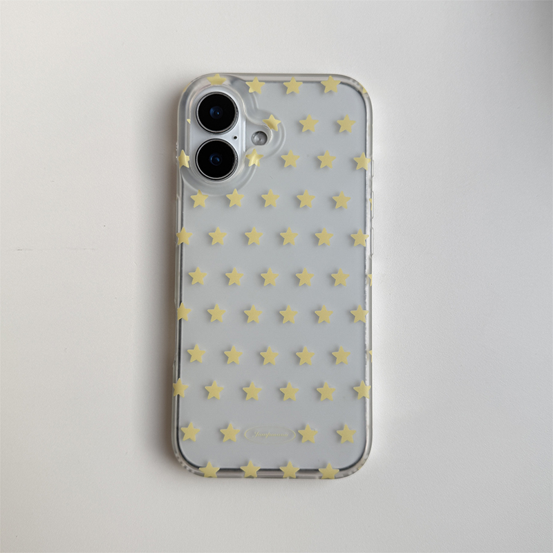 Korean Ins Yellow & White Star - огляд і ціна Phone Cases Yellow