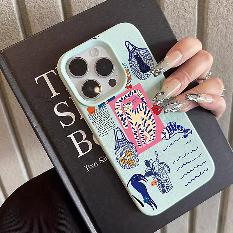 Cute Cherry Cat Print Phone Ca - огляд і ціна Phone Cases Mous