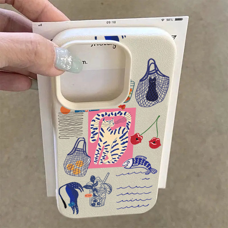 Cute Cherry Cat Print Phone Ca - огляд і ціна Phone Cases Mous