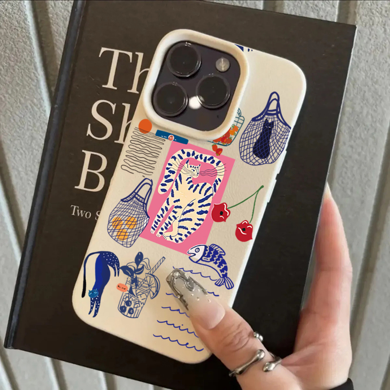 Cute Cherry Cat Print Phone Ca - огляд і ціна Phone Cases Mous