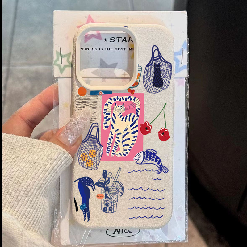 Cute Cherry Cat Print Phone Ca - огляд і ціна Phone Cases Mous