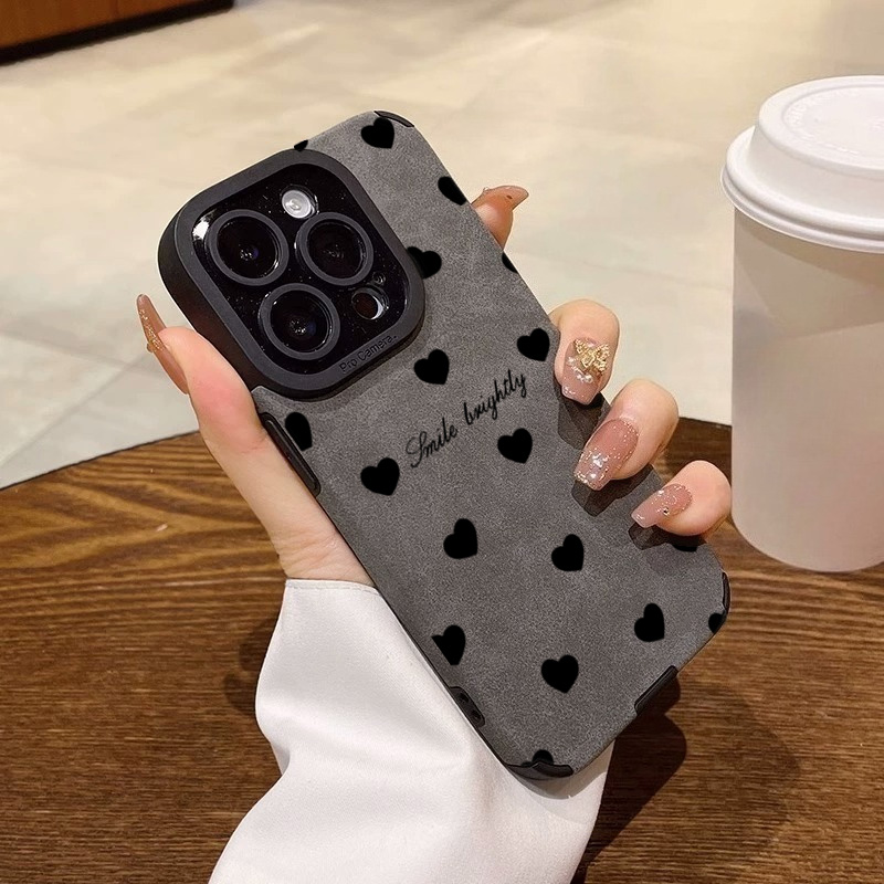New Luxury Black Love Heart So - огляд і ціна Phone Cases Classy