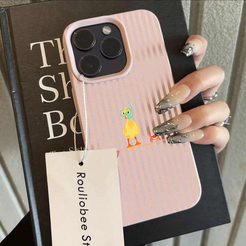 Striped Diving Yellow Duck Pho - огляд і ціна Phone Cases Yellow