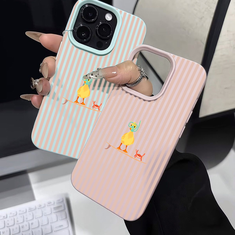Striped Diving Yellow Duck Pho - огляд і ціна Phone Cases Yellow