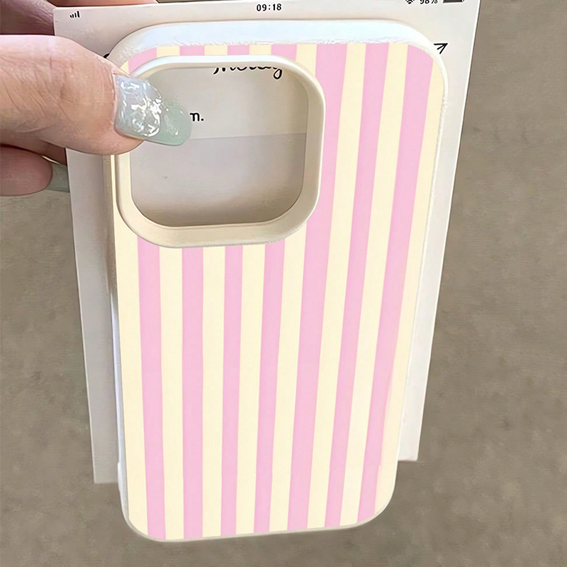 Simple Pink Vertical Striped L - огляд і ціна Phone Cases Mous