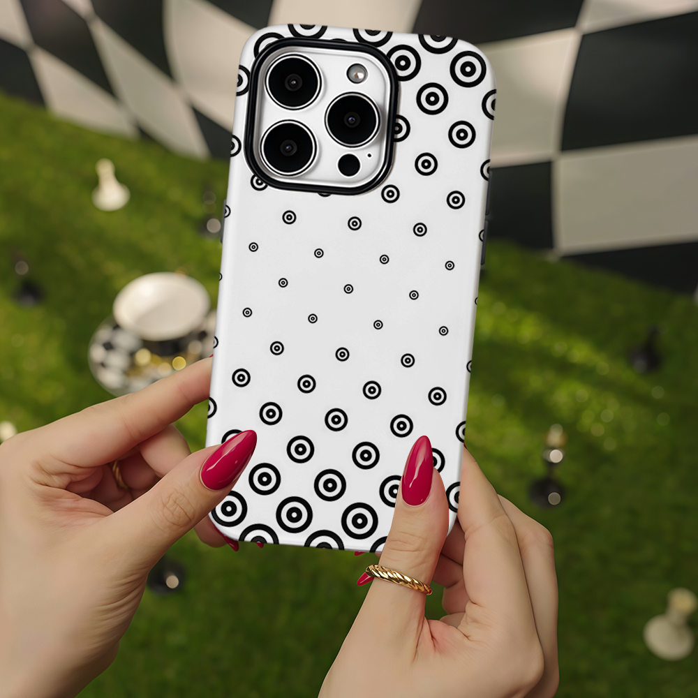 Black White Target Dot Phone C - огляд і ціна Phone Cases Target