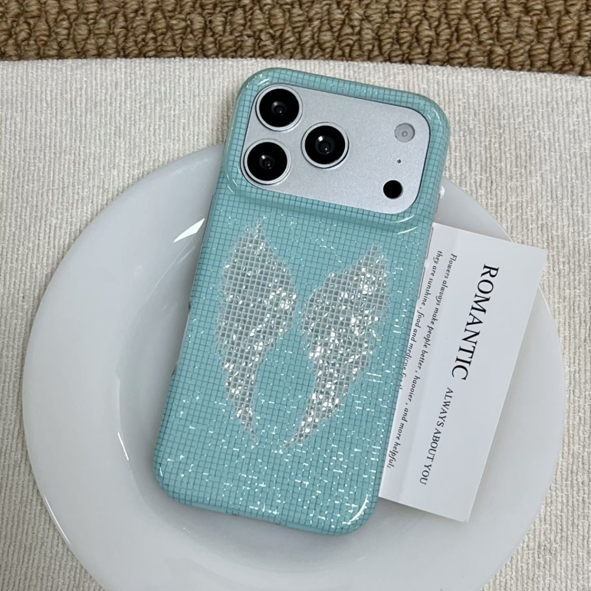 Korean Ins Mint Colored Englis - огляд і ціна Phone Cases Y2K