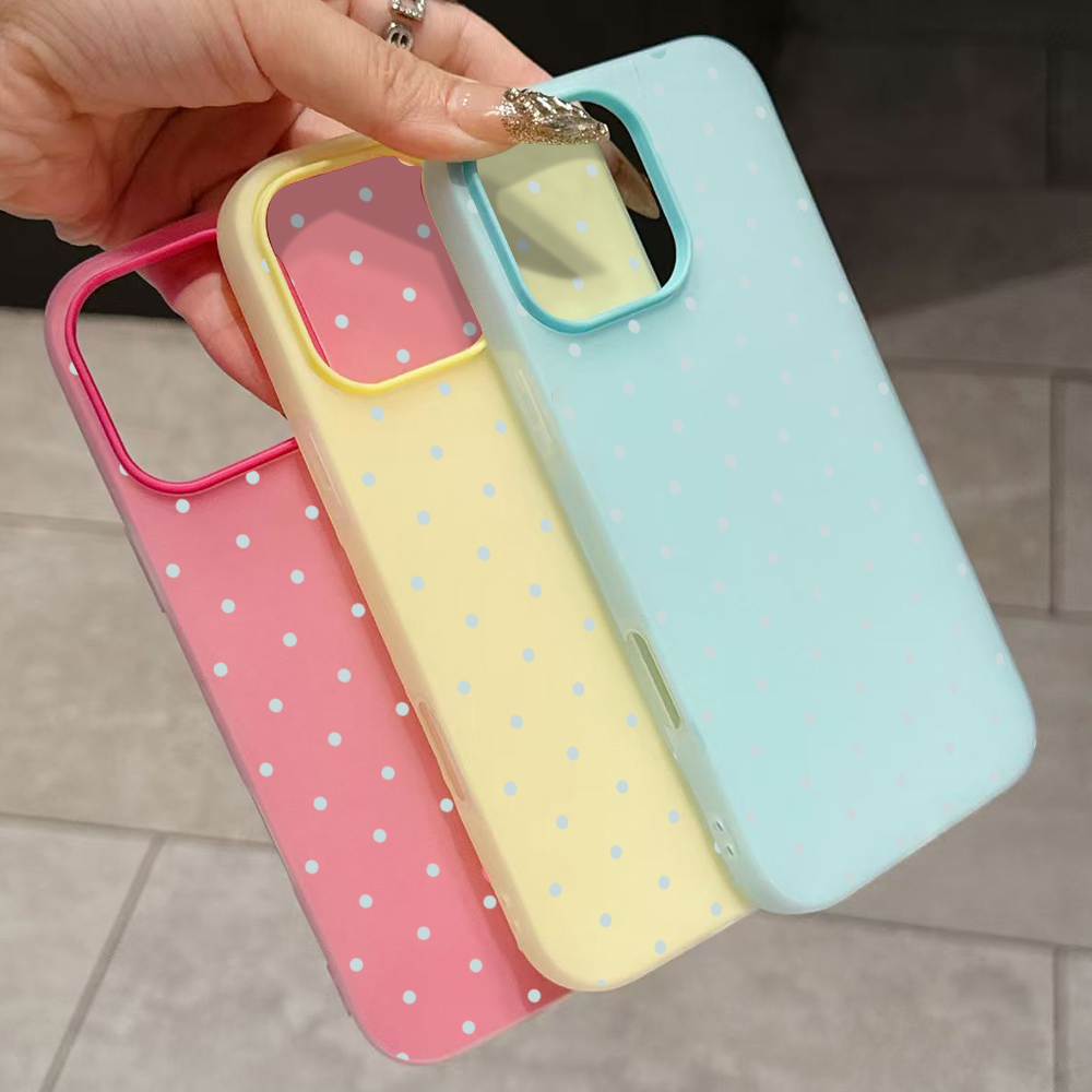 Phone Case For iPhone 17 16 15 - огляд і ціна Phone Cases Polka Dot