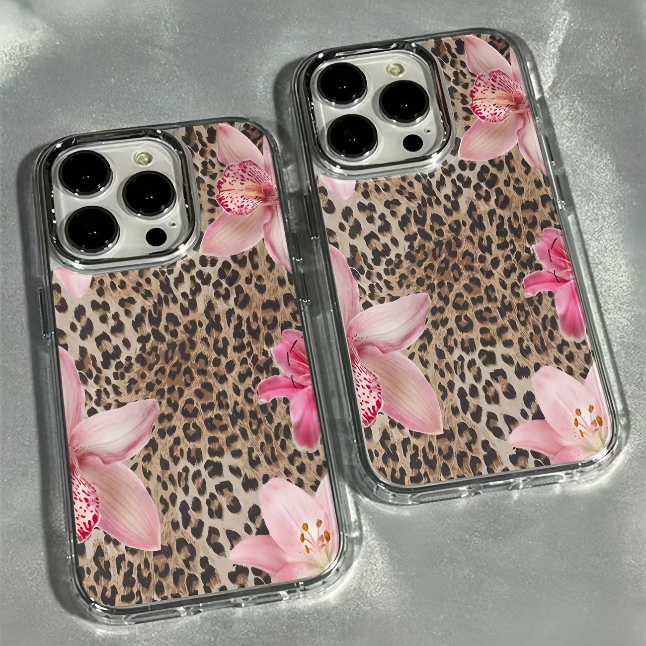 Leopard Print Lily Flower Tran - огляд і ціна Phone Cases Best
