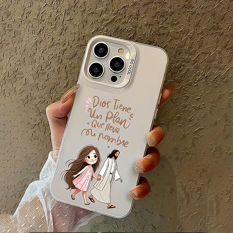 Cute Girl Walking With God Mat - огляд і ціна Phone Cases Cute Iphone 14
