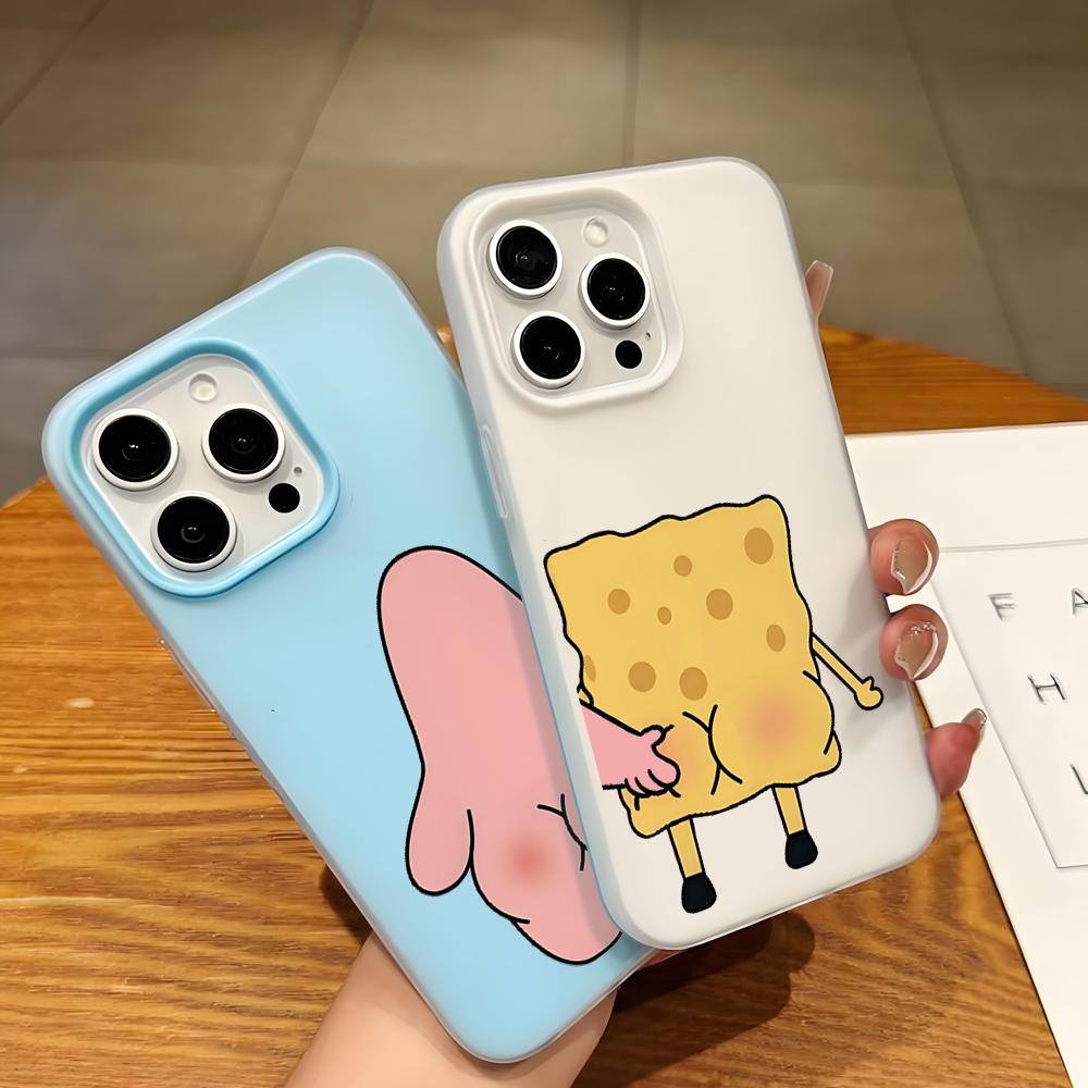 Cute S-SpongeBobs Couple Phone - огляд і ціна Phone Cases Cute Iphone 14