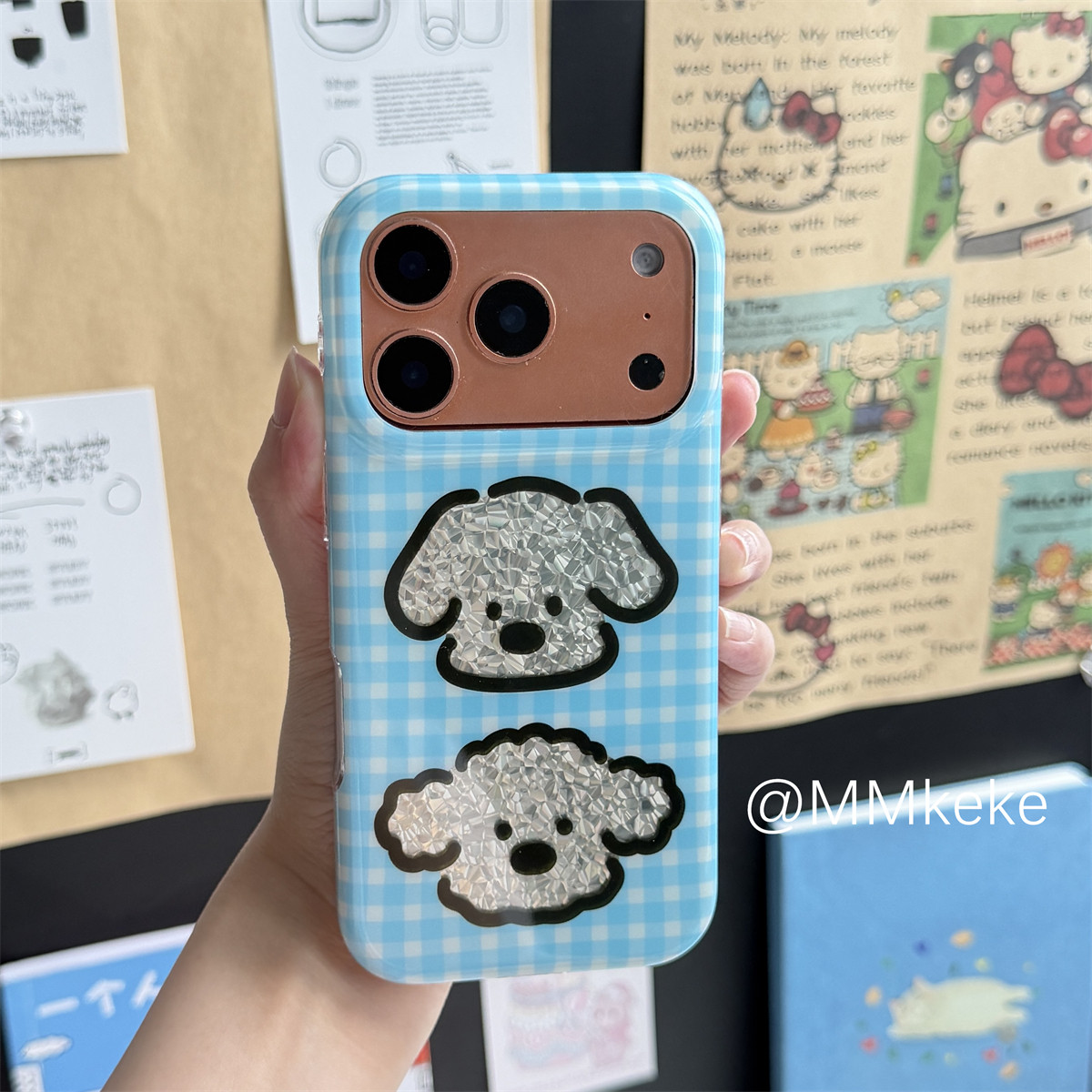 Korean Ins Cute Blue Checkered - огляд і ціна Phone Cases Y2K
