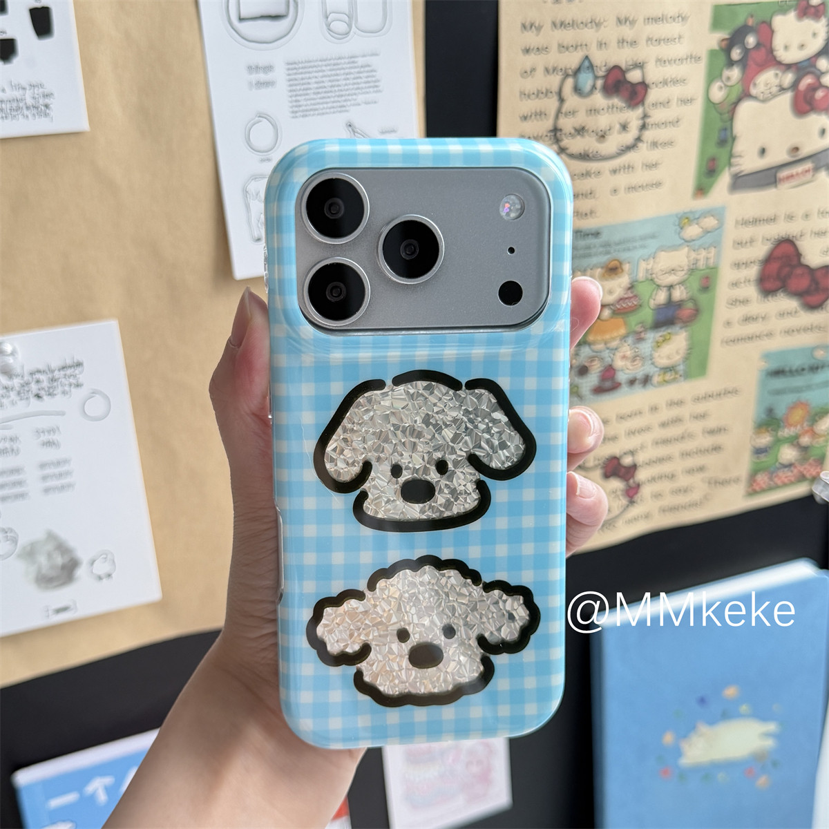 Korean Ins Cute Blue Checkered - огляд і ціна Phone Cases Y2K