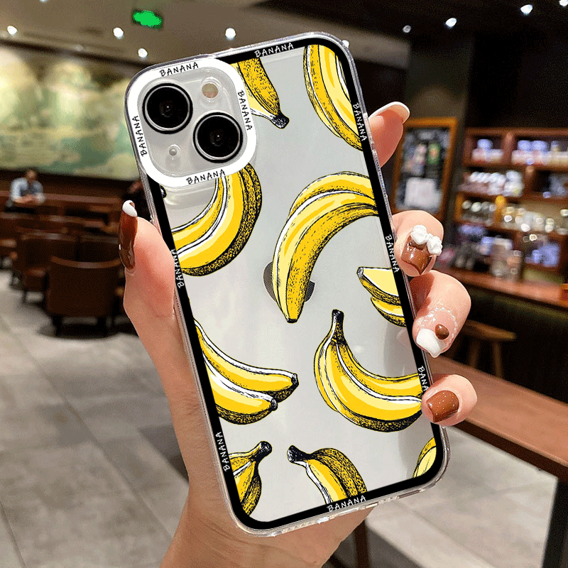 Funny Yellow Banana Fruits Pri - огляд і ціна Phone Cases Yellow