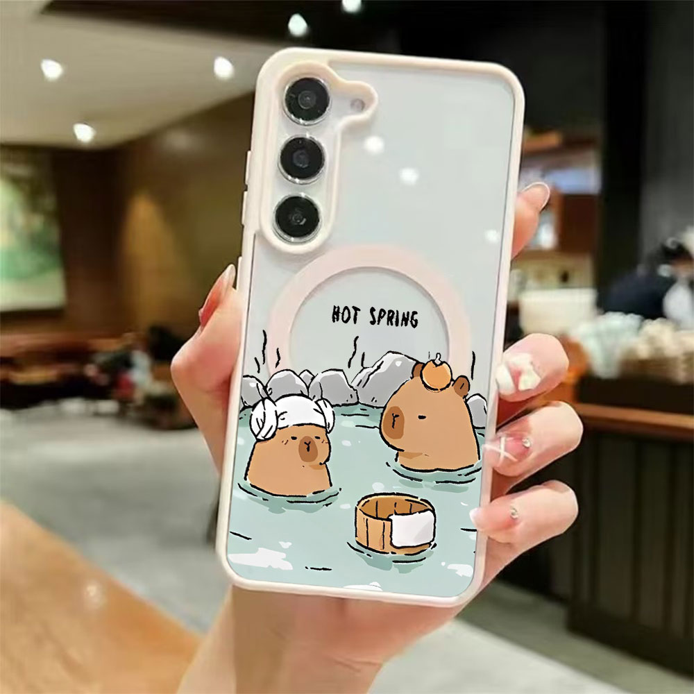 Color Transparent Magnetic Pho - огляд і ціна Phone Cases For Samsung Galaxy