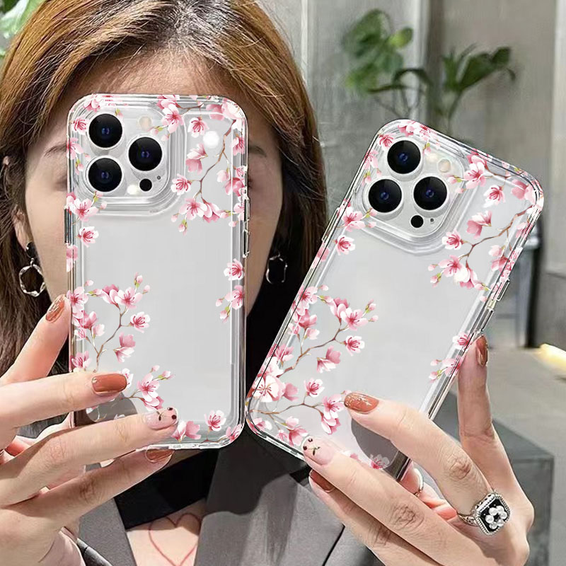 Pink Flower Design Transparent - огляд і ціна Phone Cases Best