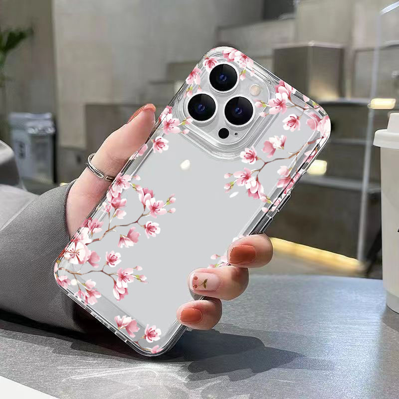 Pink Flower Design Transparent - огляд і ціна Phone Cases Best