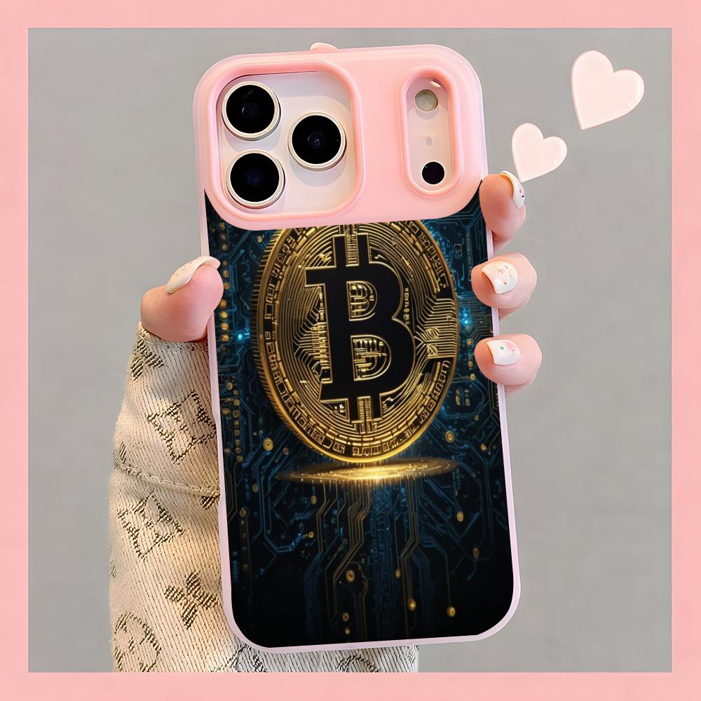 crypto theme Bitcoin Phone Cas - огляд і ціна Phone Cases Yellow