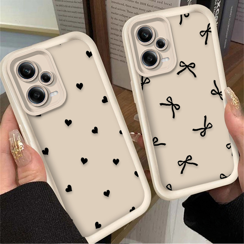 Black Love Heart Bowknot Phone - огляд і ціна Phone Cases Xiaomi 14