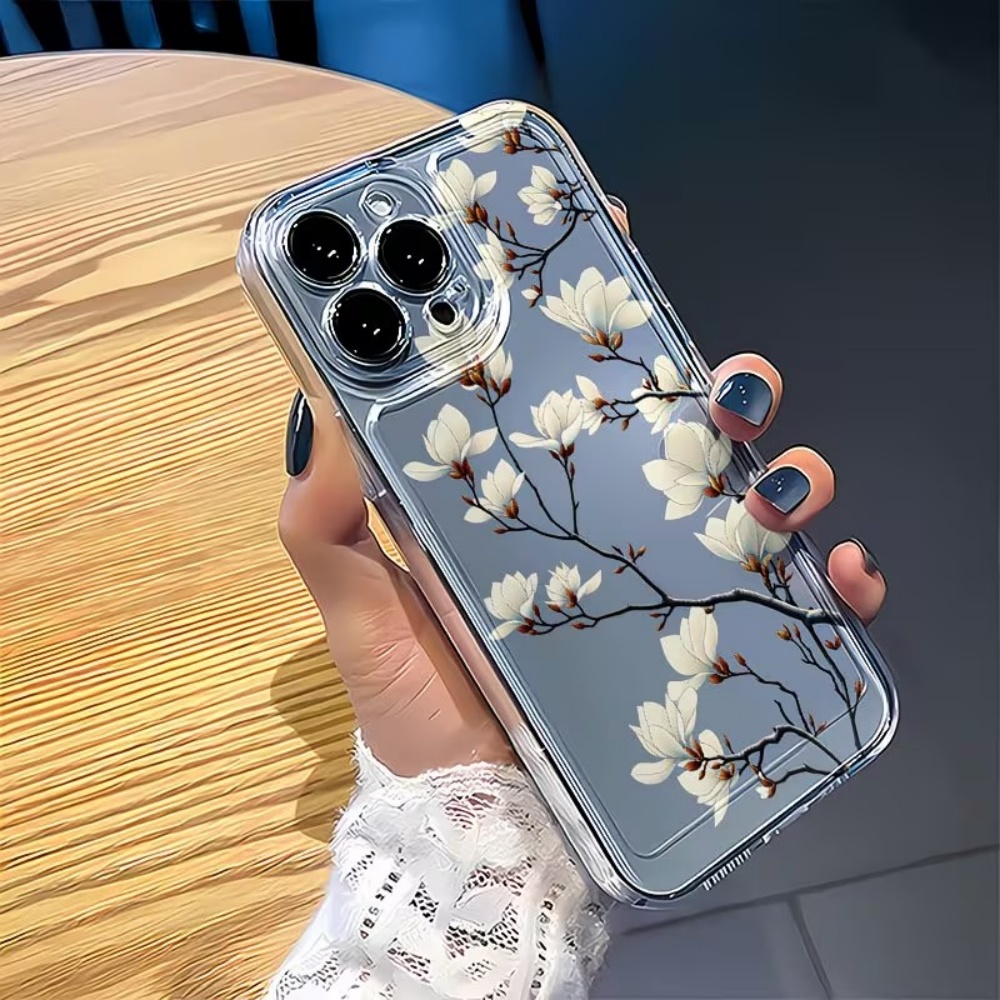 Trendy Magnolia Flower Clear T - огляд і ціна Phone Cases Trending