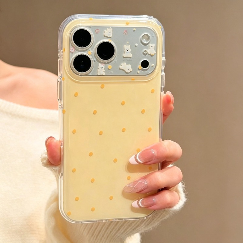 Fashion Cute Yellow Polka Dot  - огляд і ціна Phone Cases Yellow