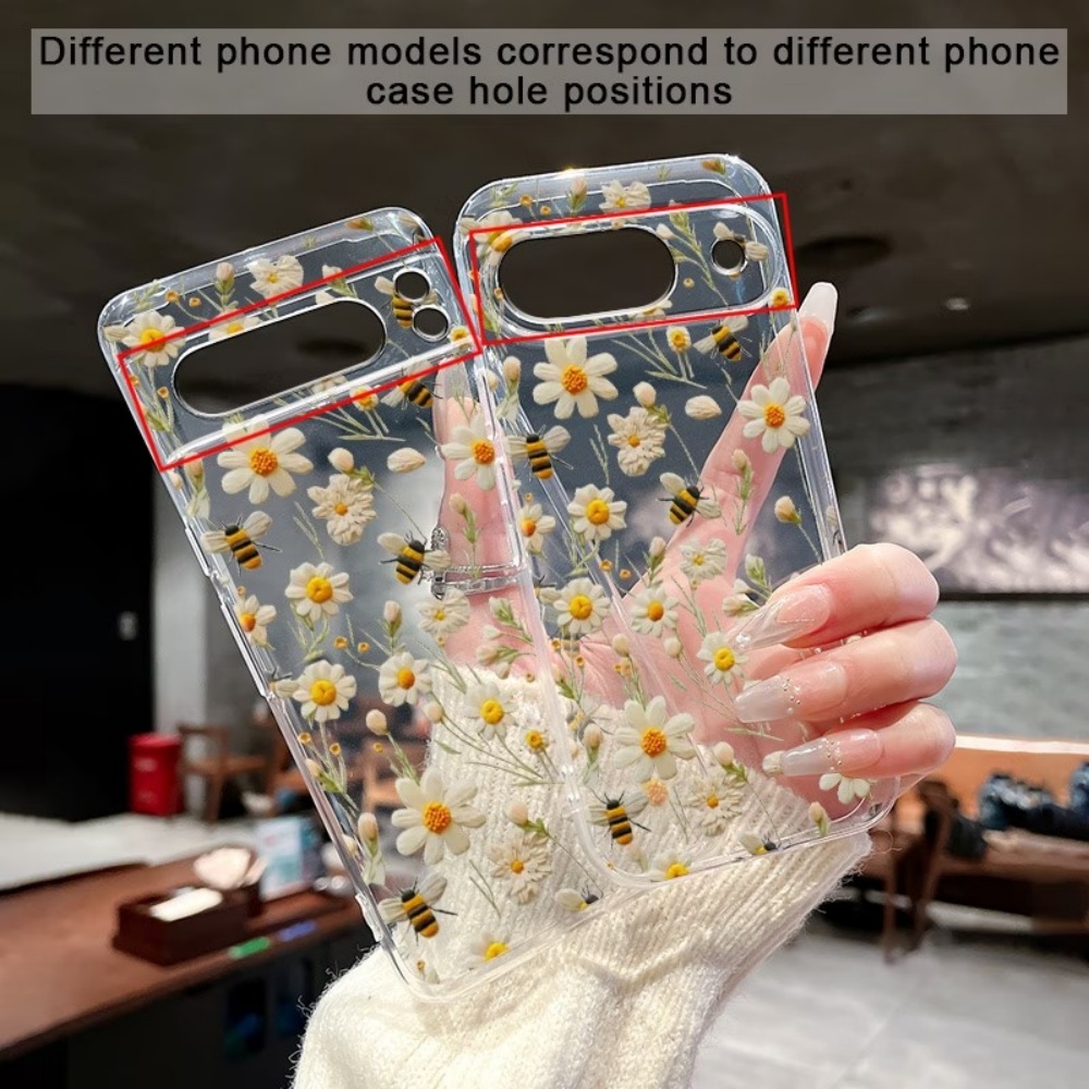 Cute Honeybee Flower Pattern S - огляд і ціна Phone Cases Google Pixel 7