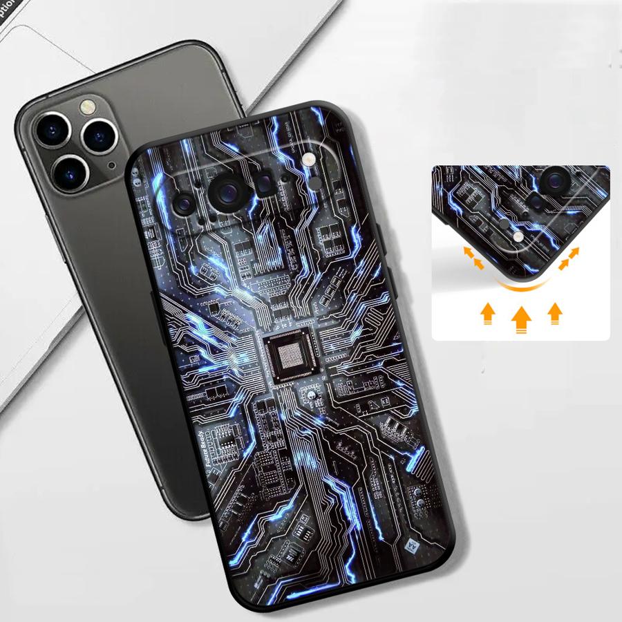 Retro Circuit Board Funda Phon - огляд і ціна Phone Cases Google Pixel 7