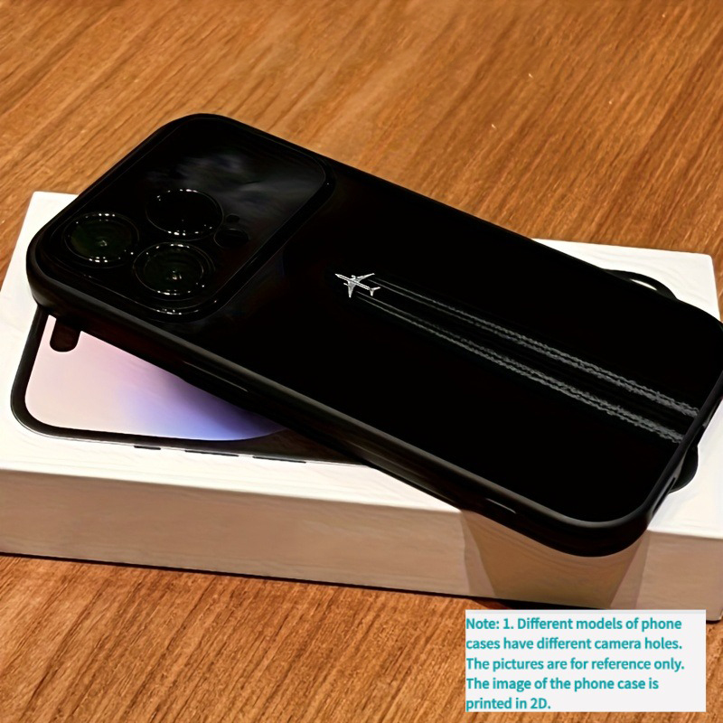 2D Flat Dark Minimalist Airpla - огляд і ціна Phone Cases Mous