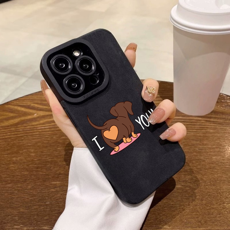 Cute Dachshund Heart Print Pho - огляд і ціна Phone Cases Cute Iphone 14